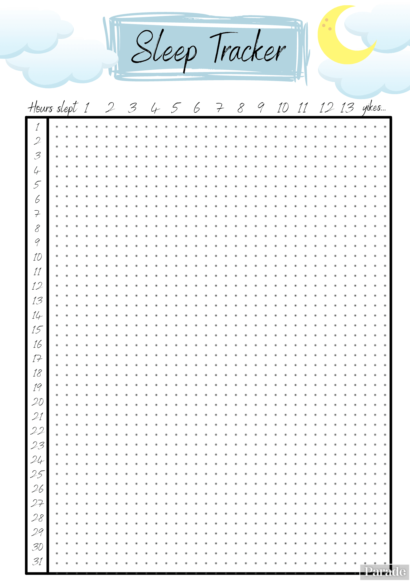 15 Bullet Journal Printables — Free Bullet Journal Printables - Parade with Free Printable Blank Bullet Journal Pages