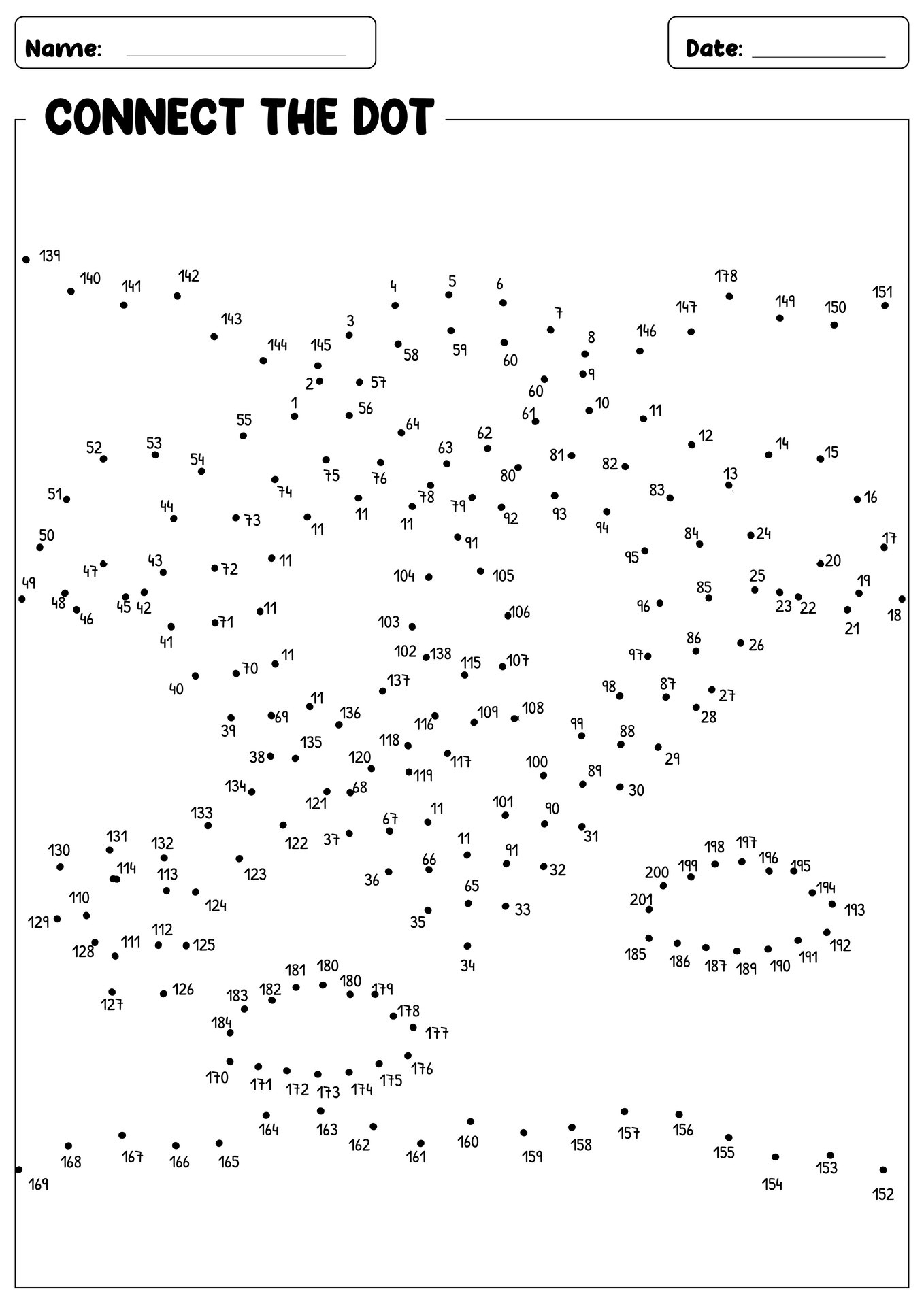 17 Advanced Dot To Dot Worksheets - Free Pdf At Worksheeto throughout Dot To Dot Challenge Printable