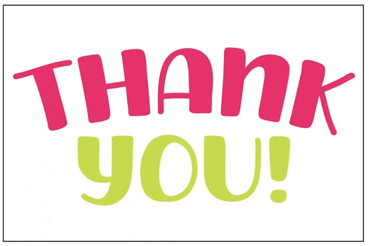 24 Free Printable Thank You Cards | Lamberts Lately within Free Thank You Card Printable