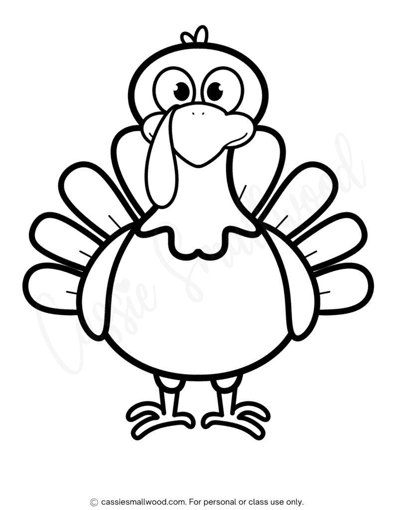31 Cutest Turkey Templates - Cassie Smallwood inside Free Printable Turkey Template