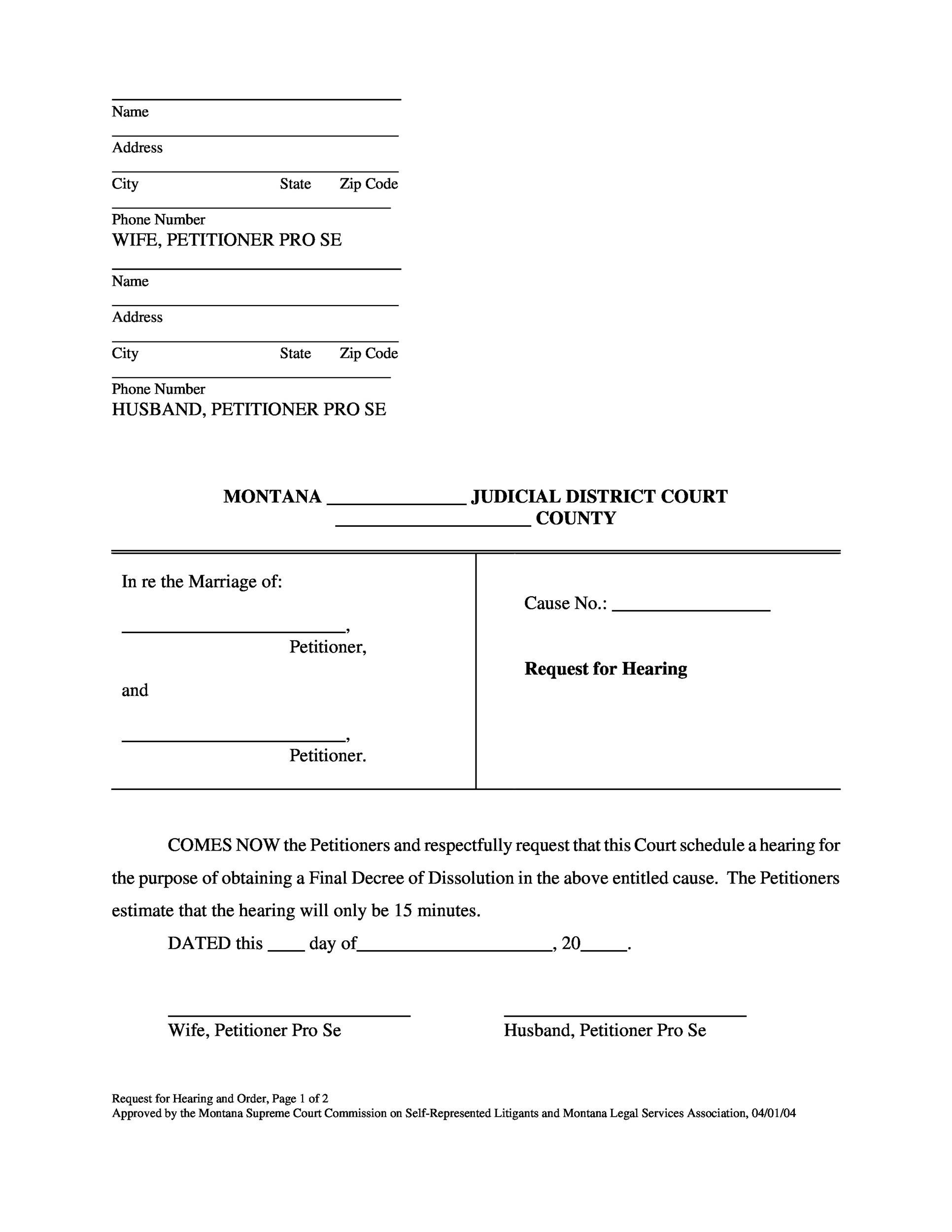 40 Free Divorce Papers (Printable) ᐅ Templatelab throughout Printable Divorce Papers For Free