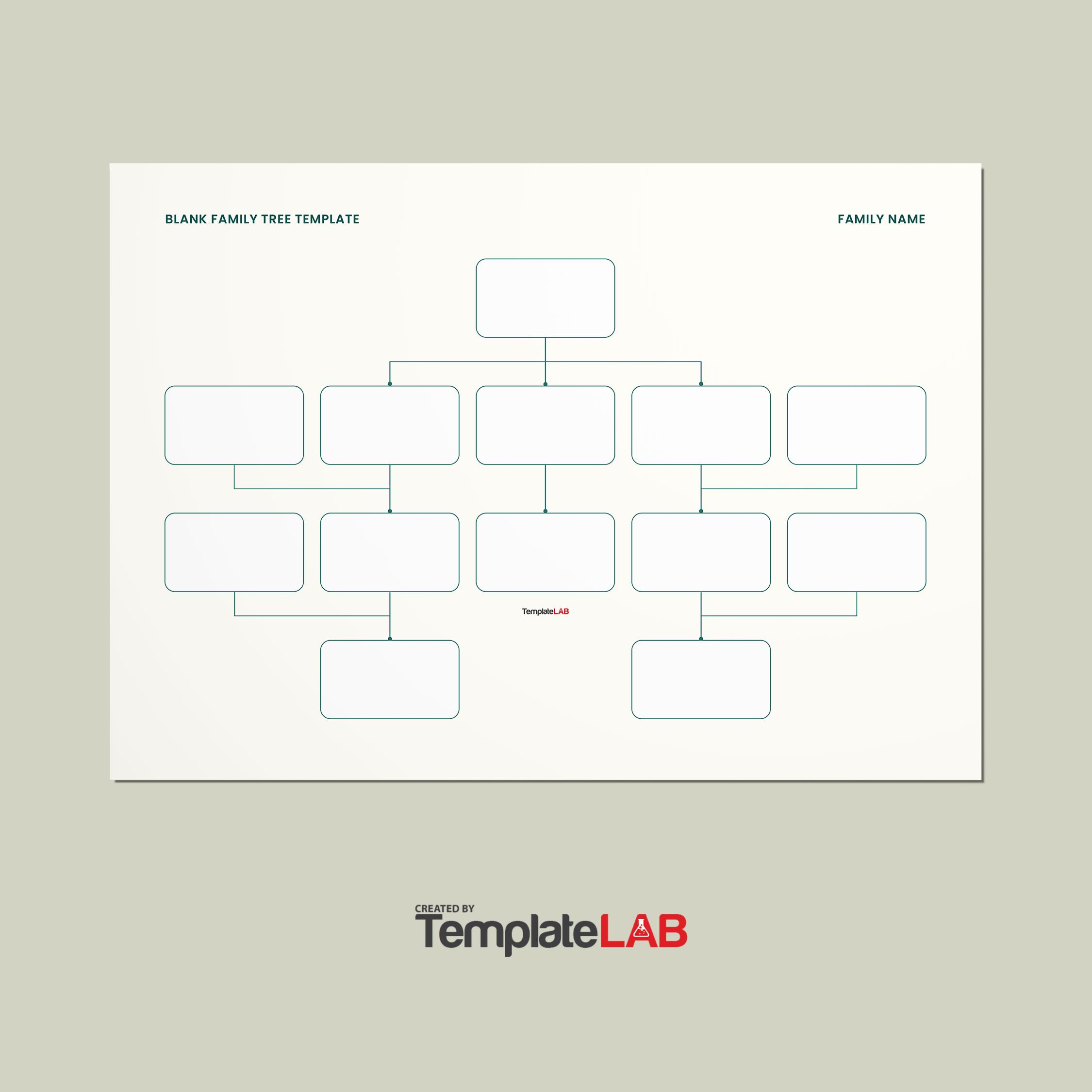 41 Free Family Tree Templates (Word, Excel, Pdf, Powerpoint) intended for Printable Family Tree Maker Free