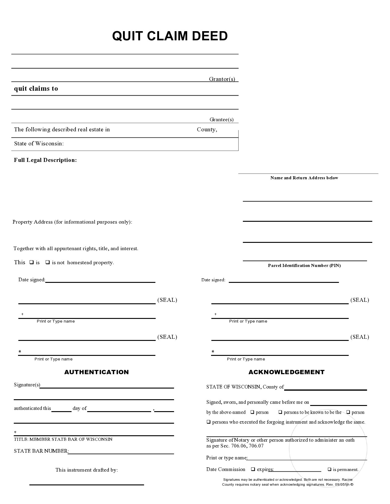 41 Free Quitclaim Deed Forms &amp;amp; Templates ᐅ Templatelab pertaining to Free Printable Quit Claim Form