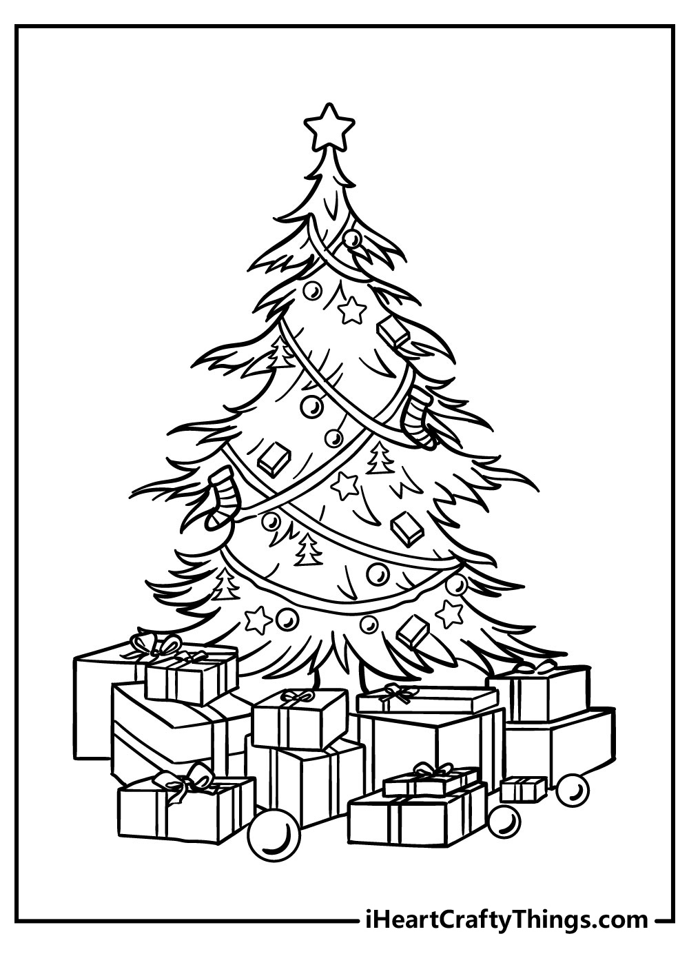 51 Christmas Tree Coloring Pages (100% Free Printables) within Free Printable Pictures Of Christmas Trees