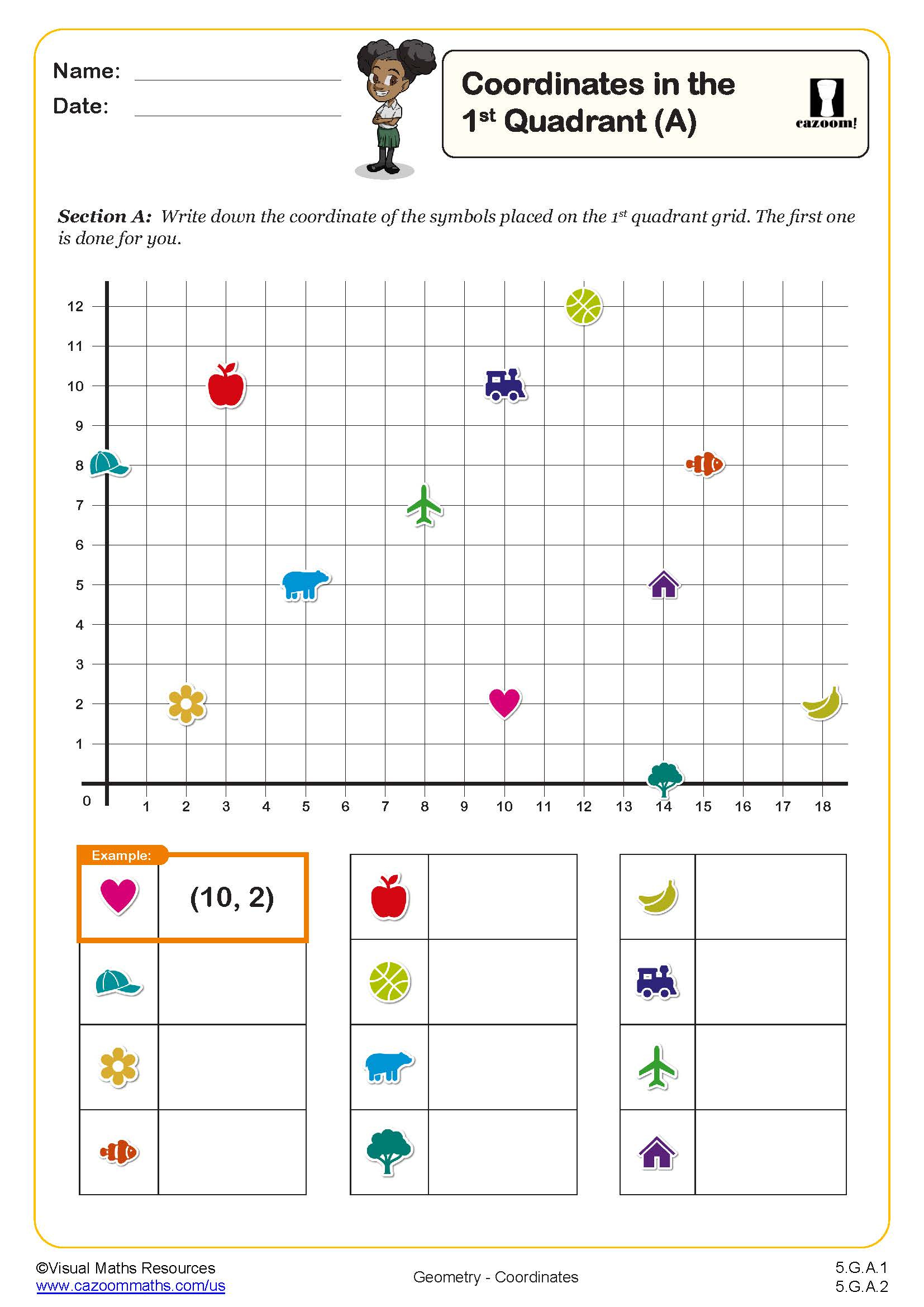 5Th Grade Math Worksheets Pdf | Printable Pdf Worksheets | Cazoom Math intended for Free Printable Worksheets For 5th Grade