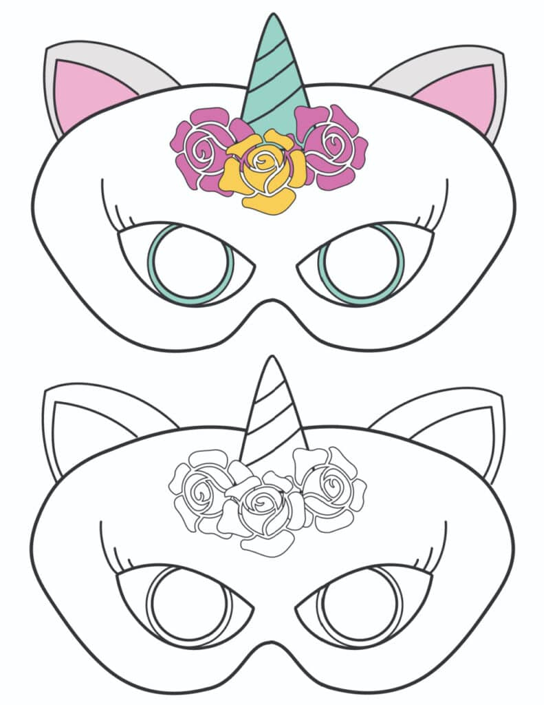 7 Printable Halloween Masks For Kids in Free Printable Halloween Masks