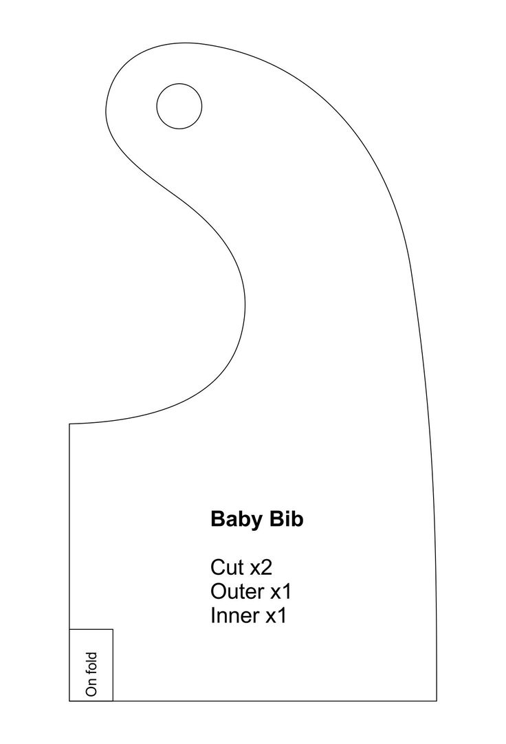 Adult Bib Patterns Free - 10 Free Pdf Printables | Printablee throughout Adult Bib Patterns Free Printable