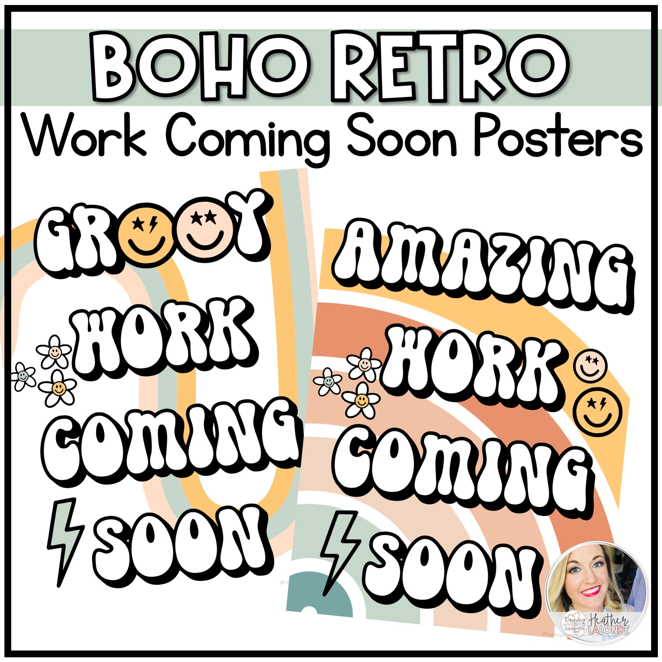Amazing Work Coming Soon Posters Freebie | Madeteachers pertaining to Amazing Work Coming Soon Free Printable