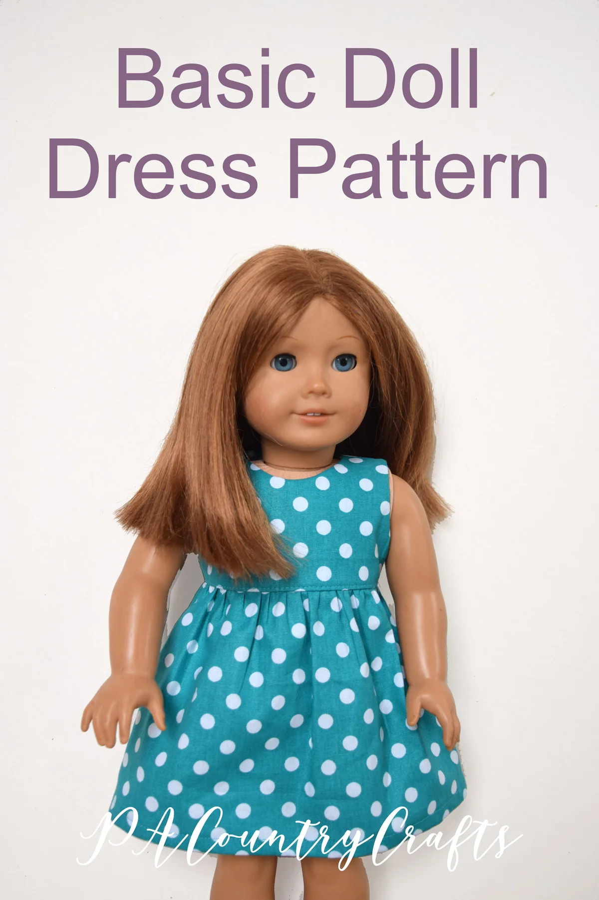 Basic Doll Dress Pattern — Pacountrycrafts in Free Printable Sewing Patterns For 18 Doll Clothes
