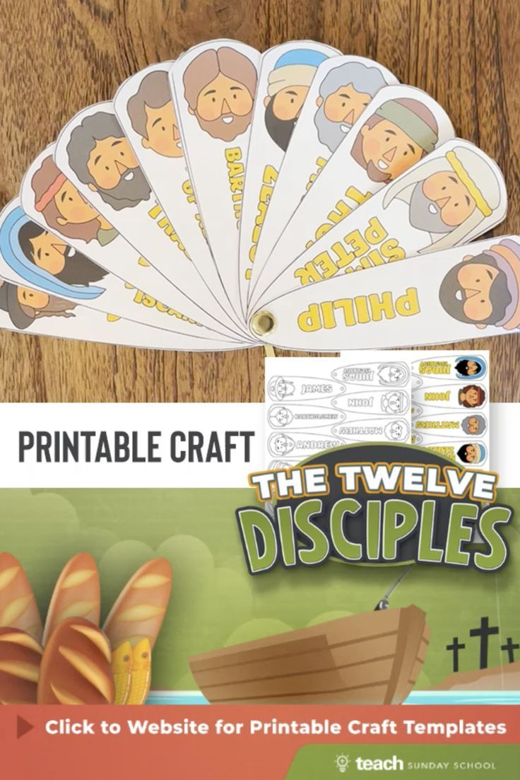 Bible Craft: 12 Disciples Fan throughout Free Printable 12 Disciples Craft For Preschoolers