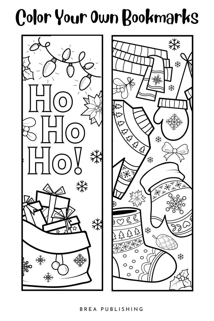 Bookmark Christmas Printable with Free Printable Bookmarks For Christmas