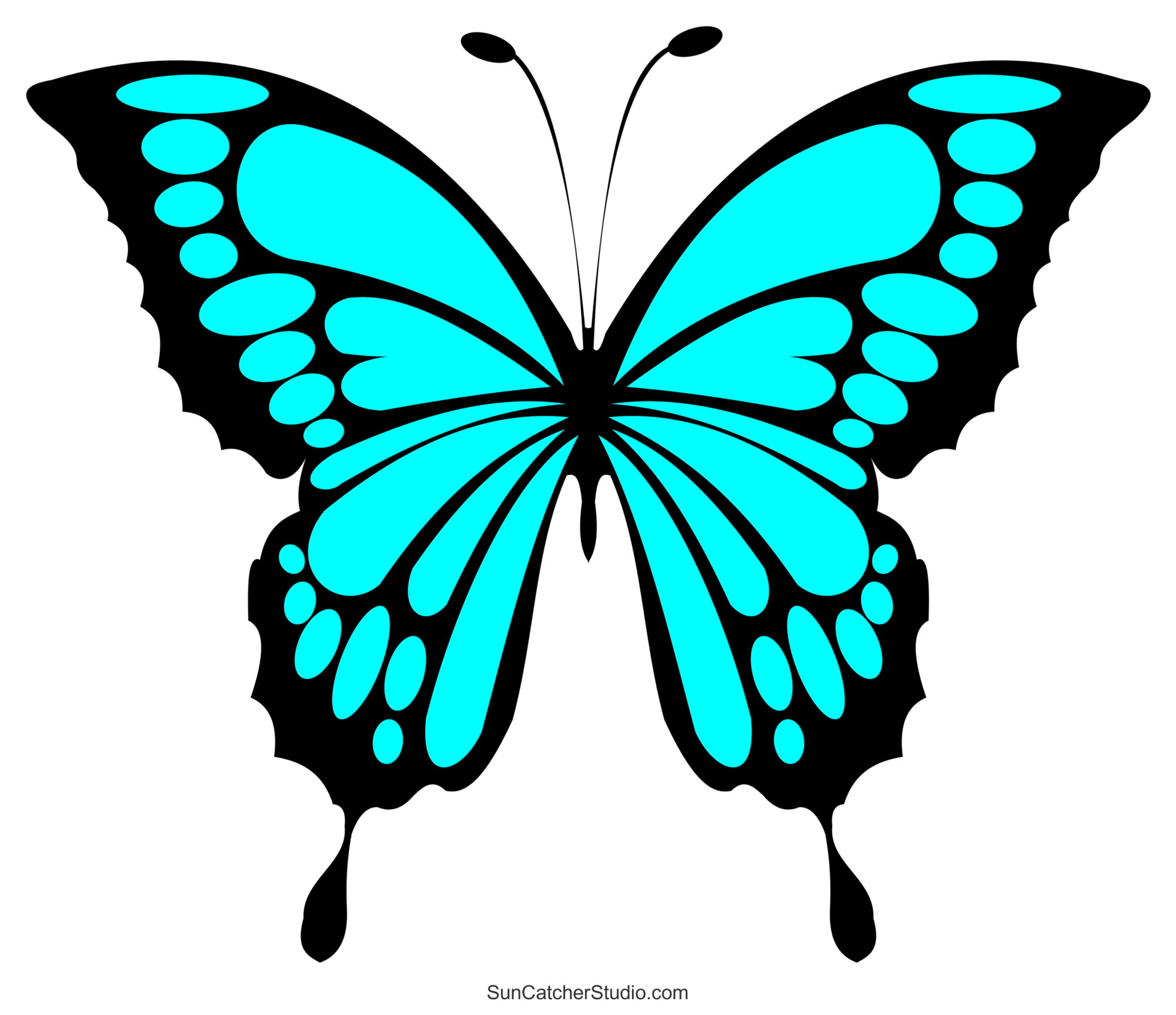 Butterfly Svg Files (Printable Templates, Patterns, &amp;amp; Clipart pertaining to Free Printable Butterfly Stencil Printable