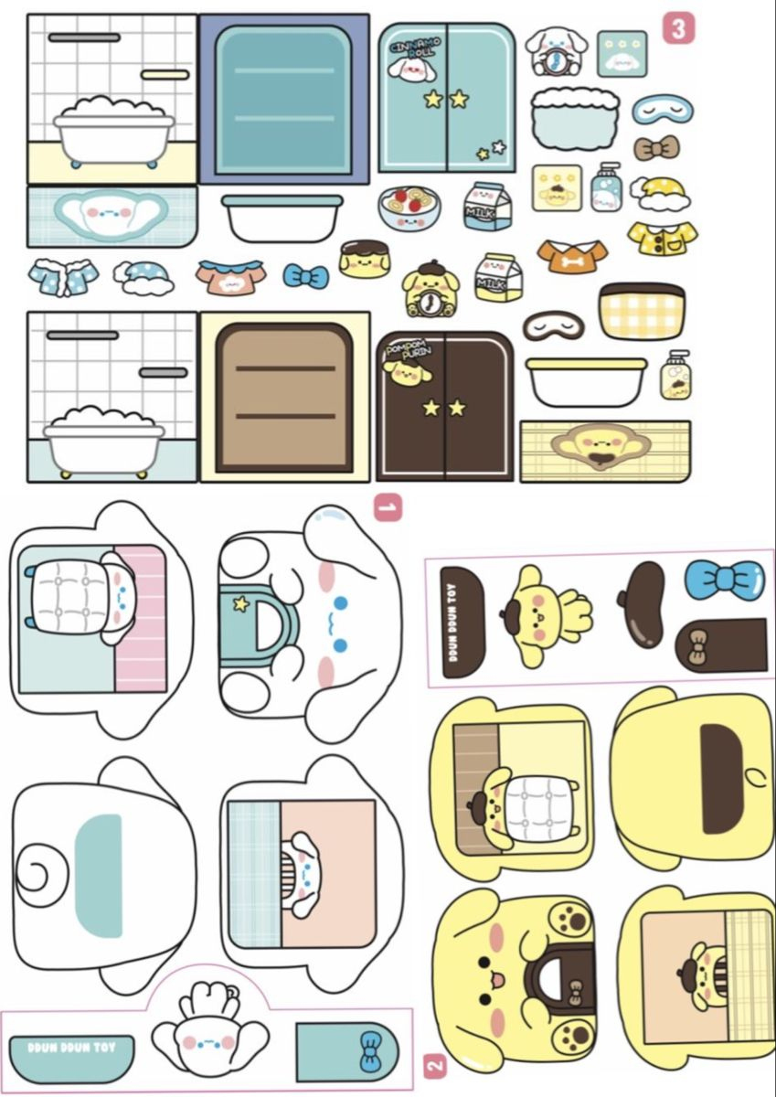 Campus Sanrio Cinnamoroll Printable Sanrio Paper Crafts with regard to Cinnamoroll Printable Sanrio Paper Crafts