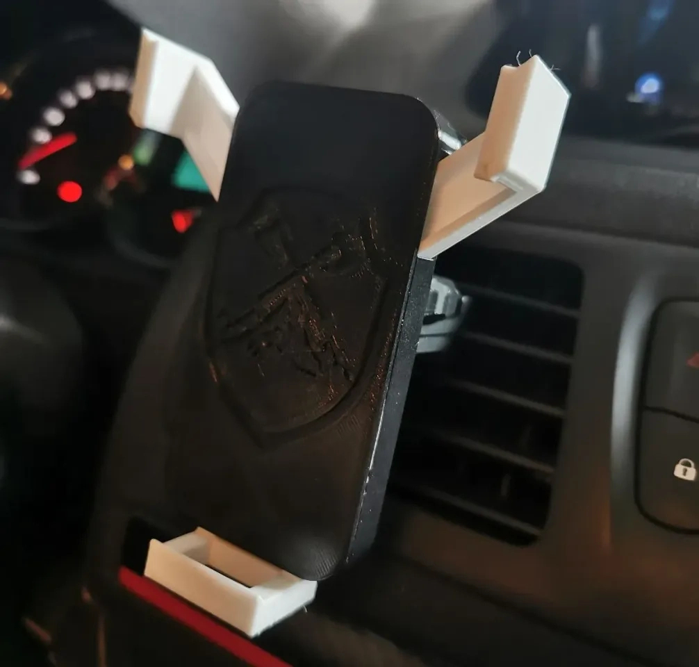Car Phone Holderruiaxe | Download Free Stl Model | Printables throughout 3d Printable Car Phone Holder