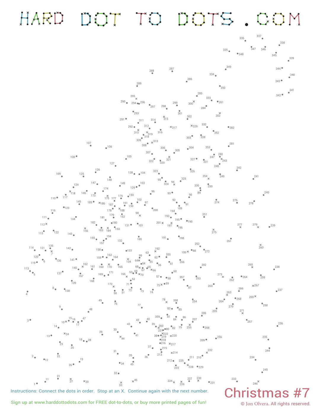 Christmas 10 Pack Digital Dot To Dots - Etsy Canada pertaining to Free Printable Christmas Dot to Dot For Adults