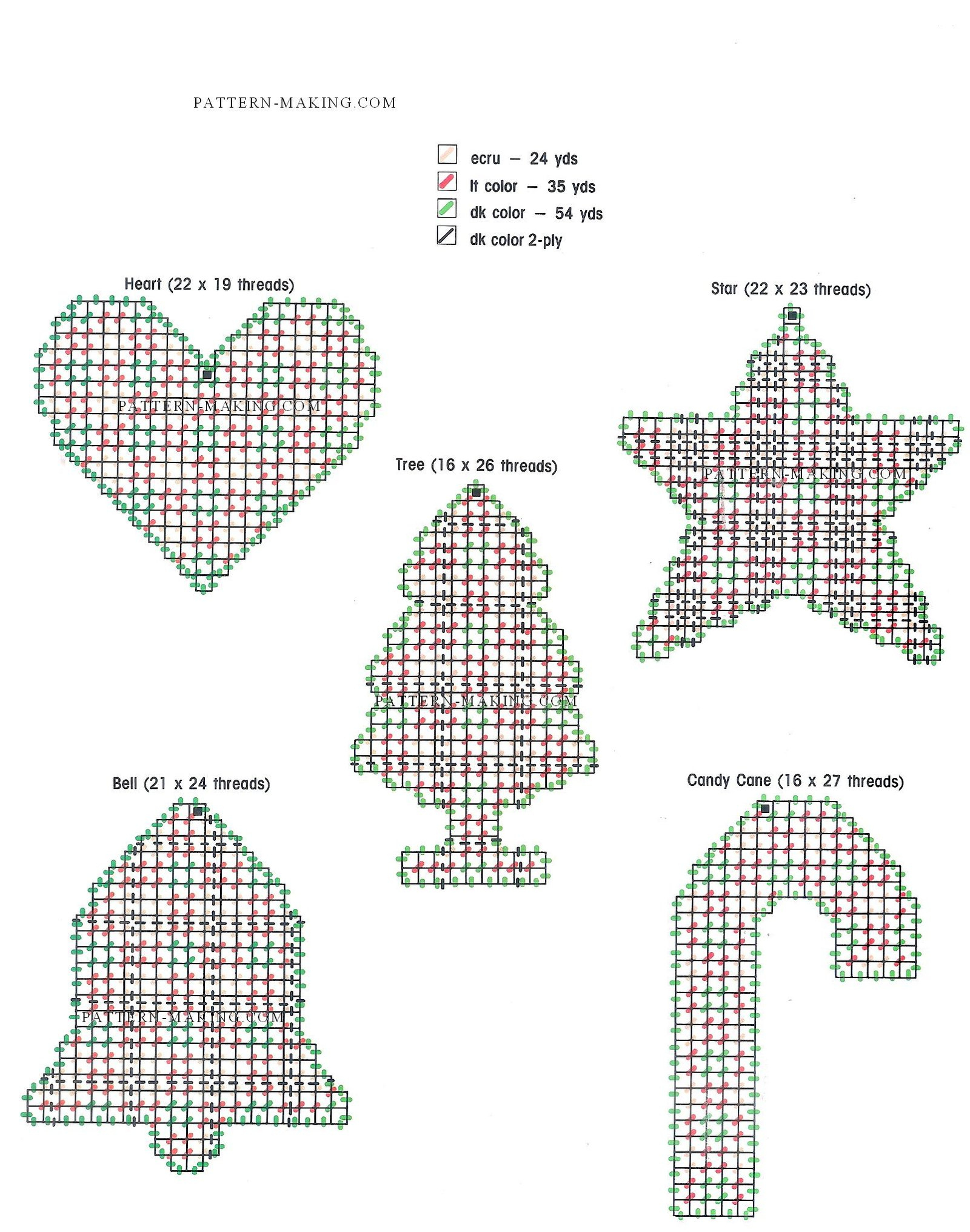 Christmas Plaids – Pattern-Making with regard to Free Printable Plastic Canvas Patterns For Christmas