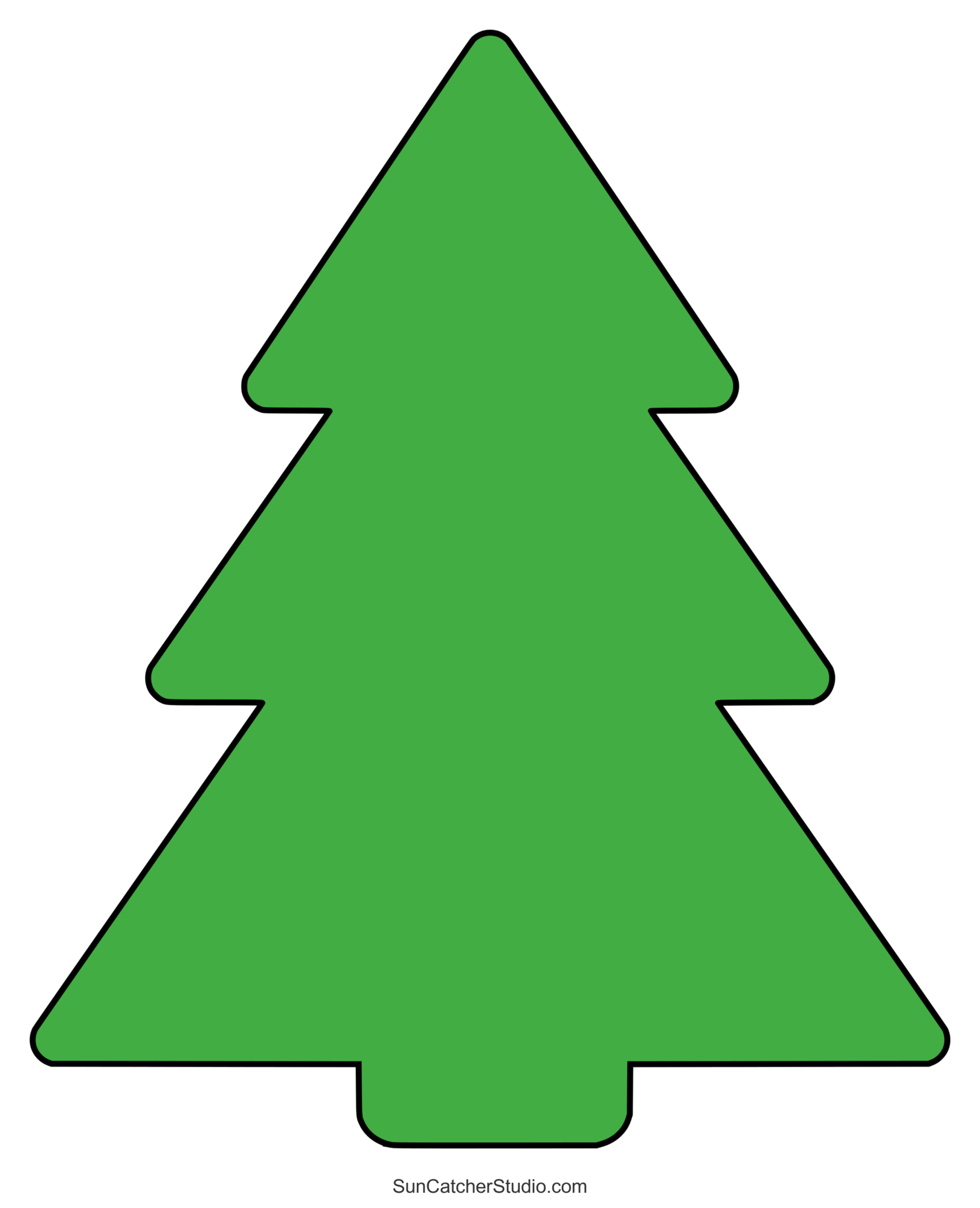 Christmas Tree Templates And Stencils (Free Printable Patterns with Free Printable Pictures Of Christmas Trees