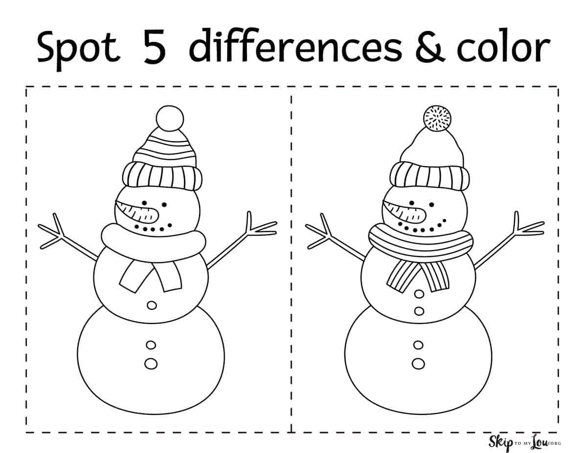 Christmas Worksheets | Skip To My Lou with Free Printable Christmas Worksheets