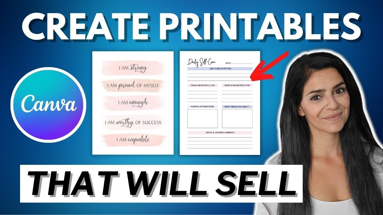 Create Printables In Canva That Will Actually Sell On Etsy (Validate,  Create &amp;amp; Upload!) inside How To Create Printables To Sell