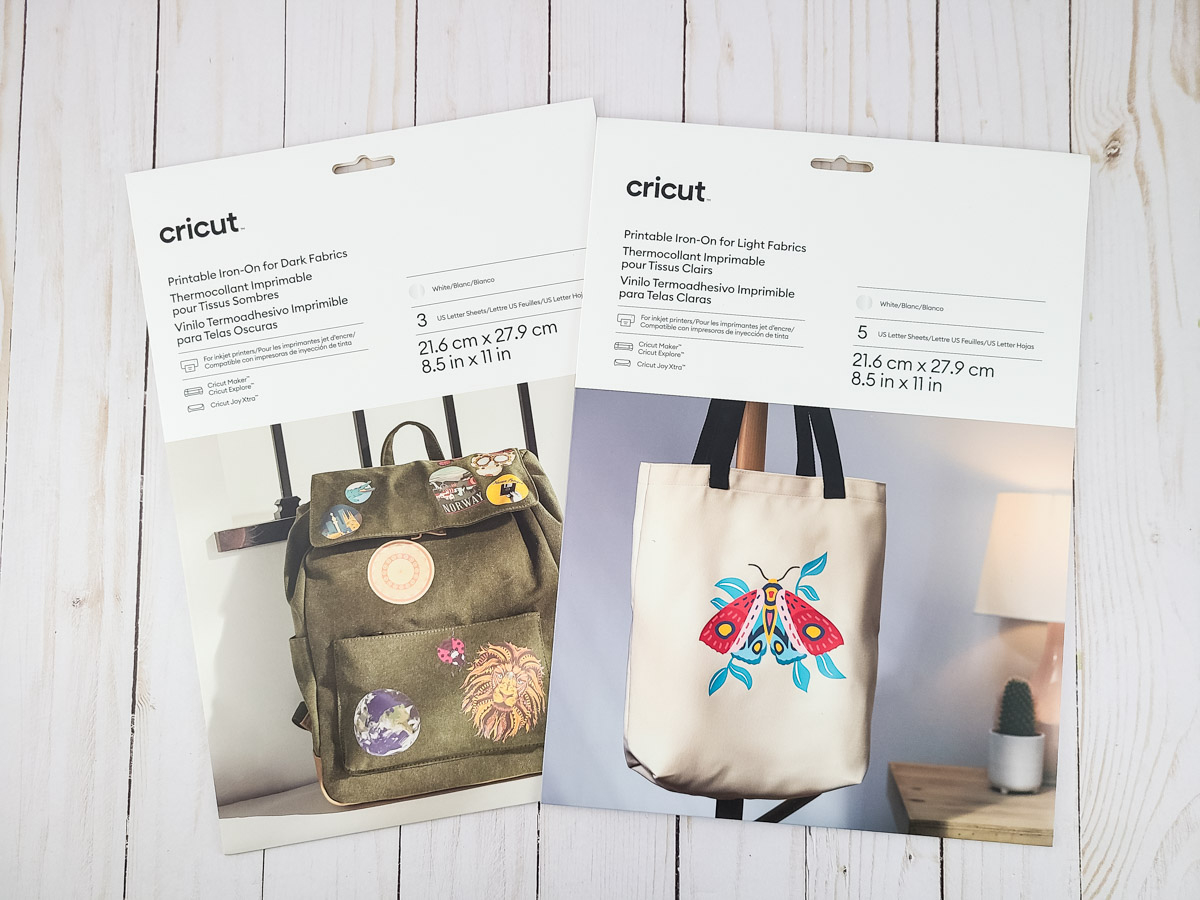 Cricut Printable Iron-On For Light And Dark Fabrics - Everything for Printable Iron On For Dark Fabric