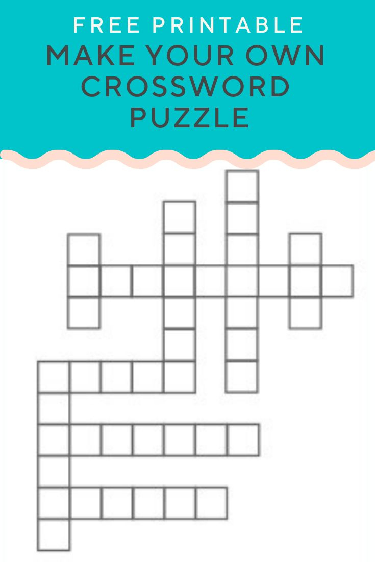 Crossword Puzzle Generator for Make Your Own Crossword Puzzles Printable