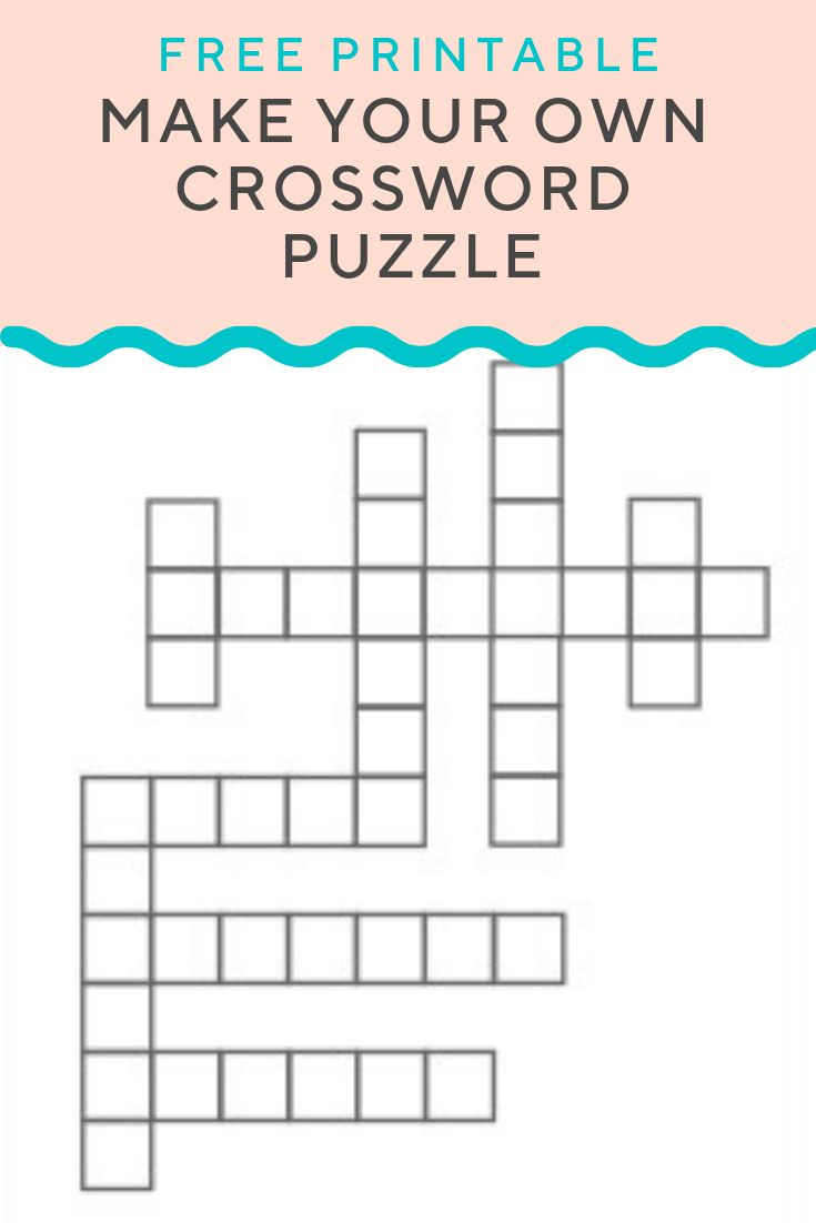 Crossword Puzzle Generator regarding Make Your Own Crossword Puzzles Printable