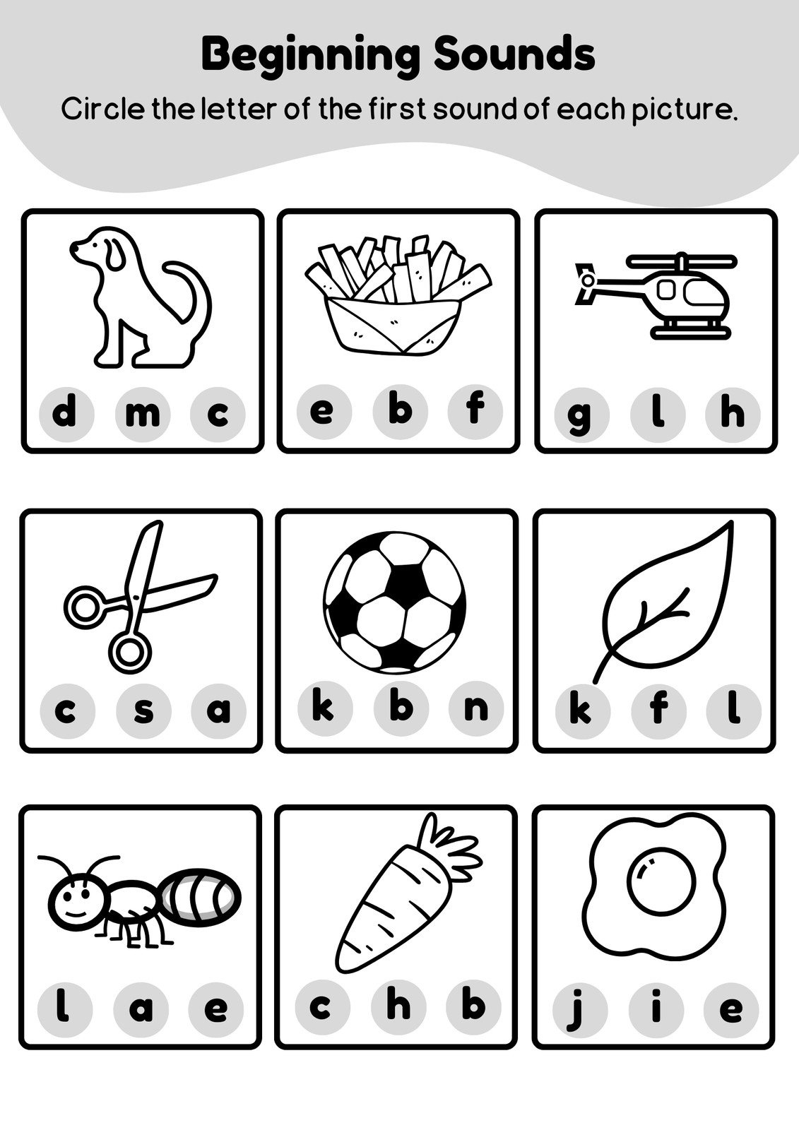 Customize 49+ Kindergarten Beginning Sounds Worksheets Templates pertaining to Phonics Worksheets For Kindergarten Printable Free