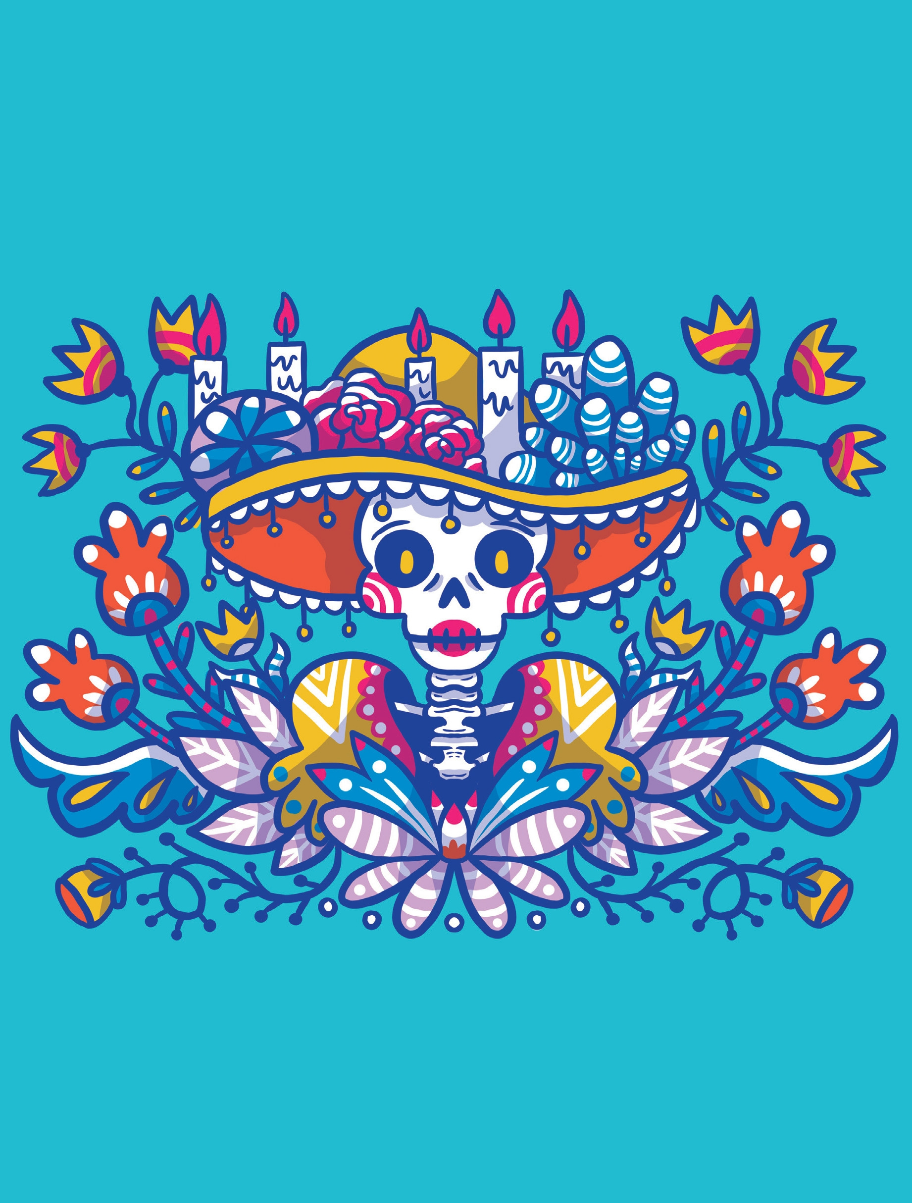 Dia De Los Muertos | Printables - Free Coloring Pages &amp;amp; Learning in Day Of The Dead Printables Free