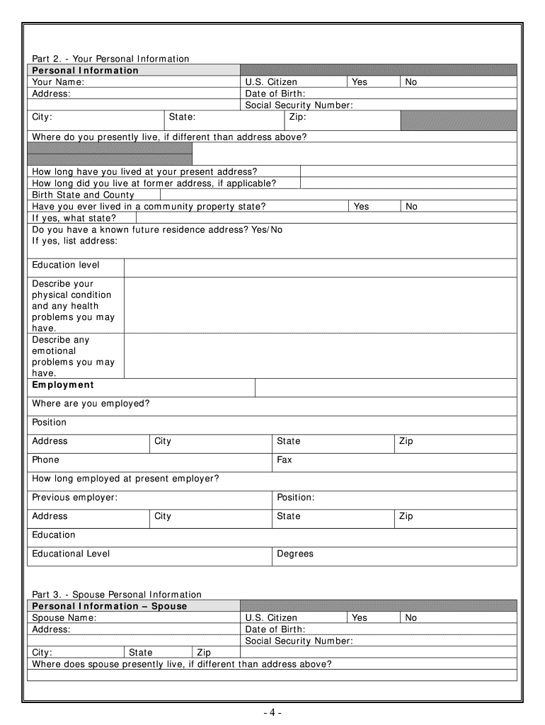Divorce Papers: Pre-Built Template | Airslate Signnow within Printable Pennsylvania Divorce Forms