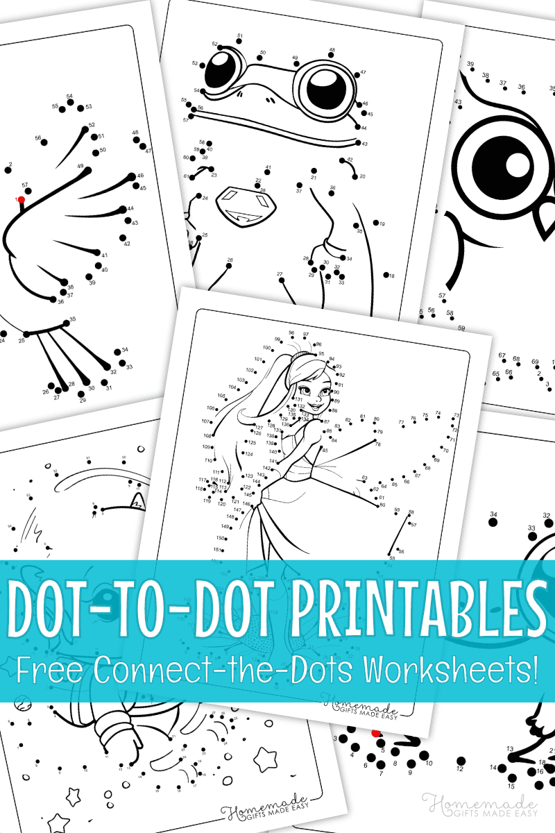Dot-To-Dot Printables For Kids (Free Connect The Dots Pdf) for Free Dot to Dot Printables