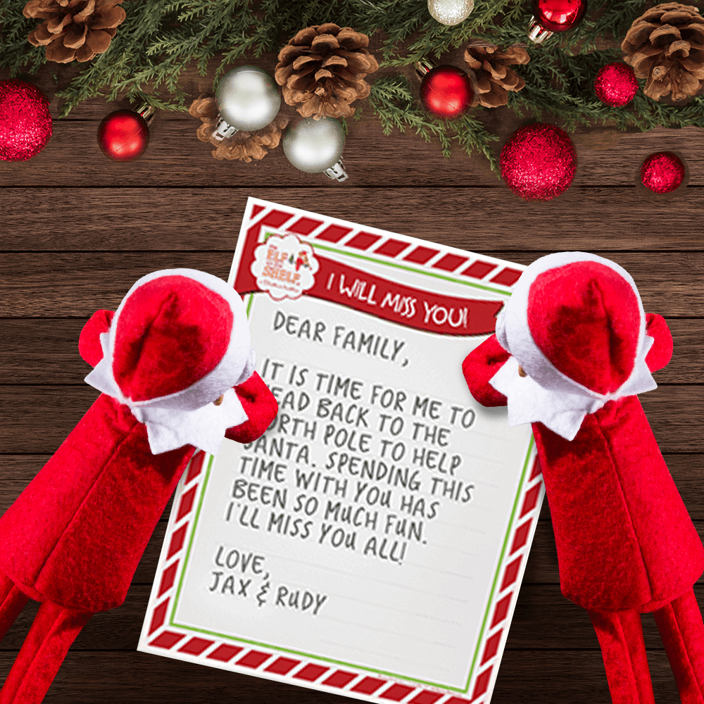Download A Free, Printable Letter From Your Elf | The Elf On The Shelf with Free Printable Elf Goodbye Letter