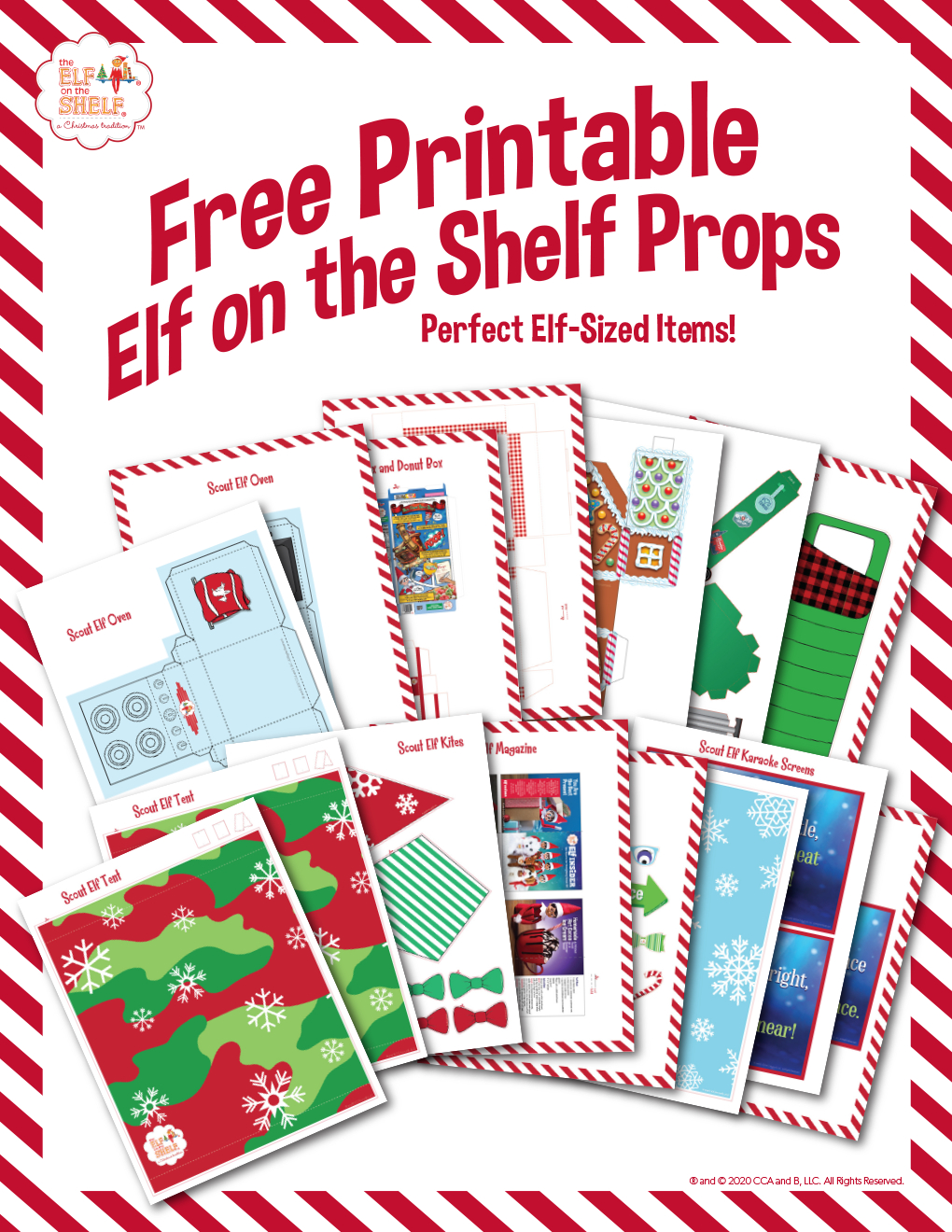 Download Free Printable Elf On The Shelf Props | The Elf On The Shelf intended for Elf on Shelf Printables Free