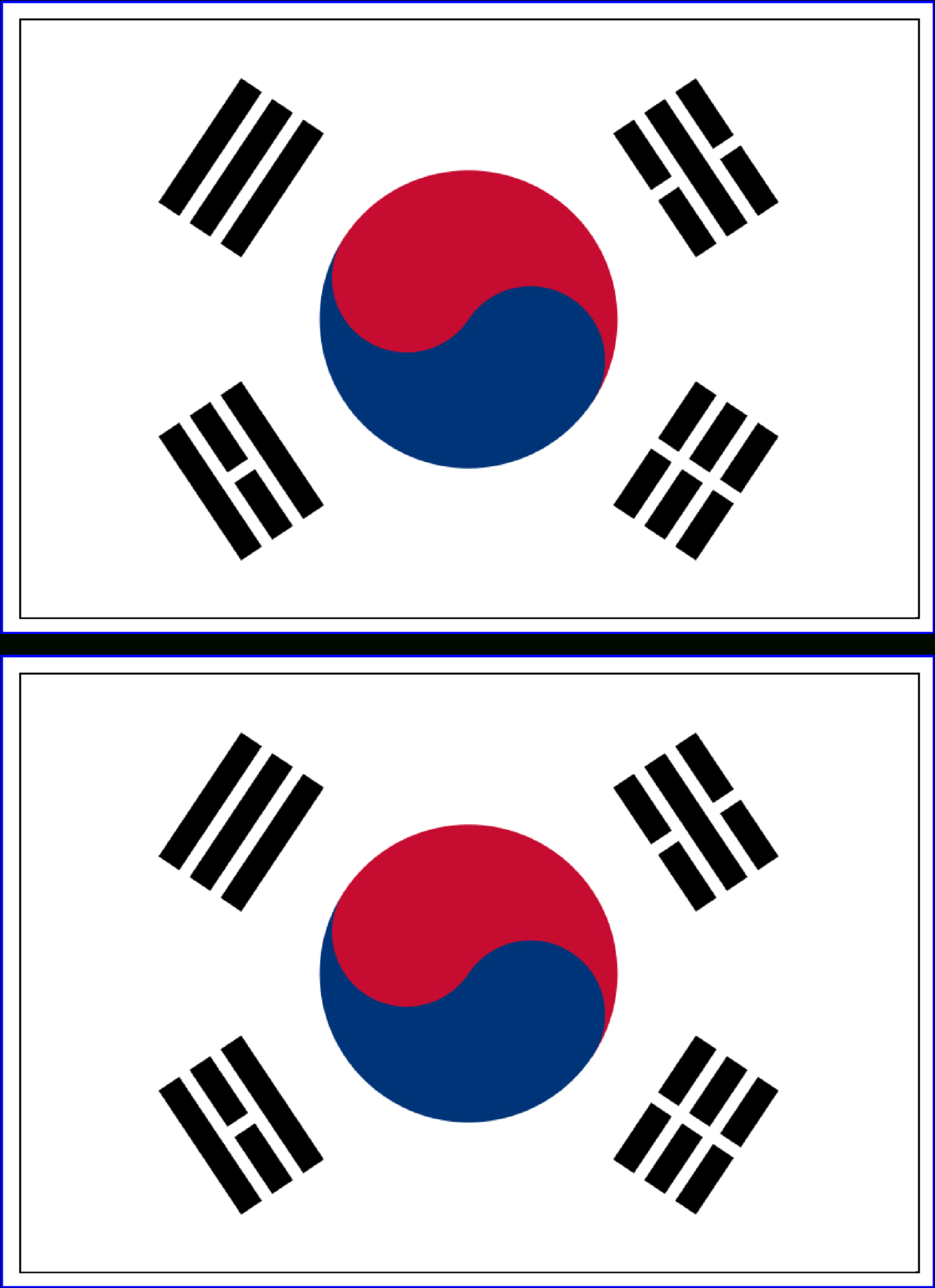 Download South Korea Flag - South Korea Flag Circle Png Image With within Flag Of South Korea Printable