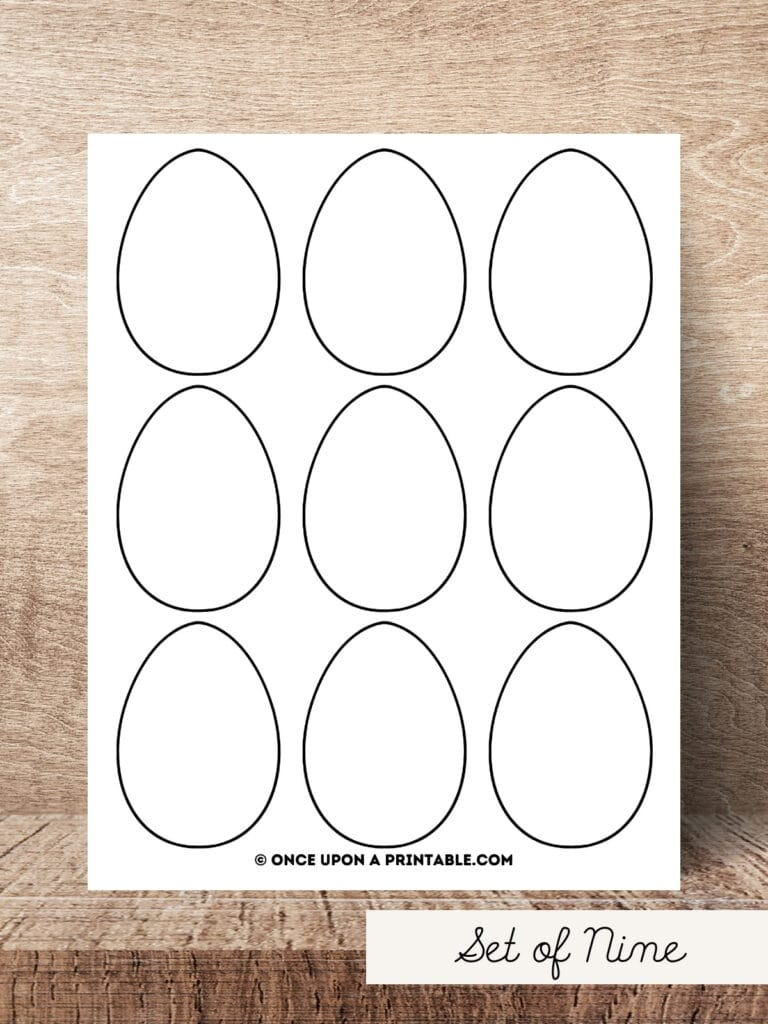 Easter Egg Templates And Coloring Pages (Free Printable) - Once pertaining to Blank Printable Easter Egg Template