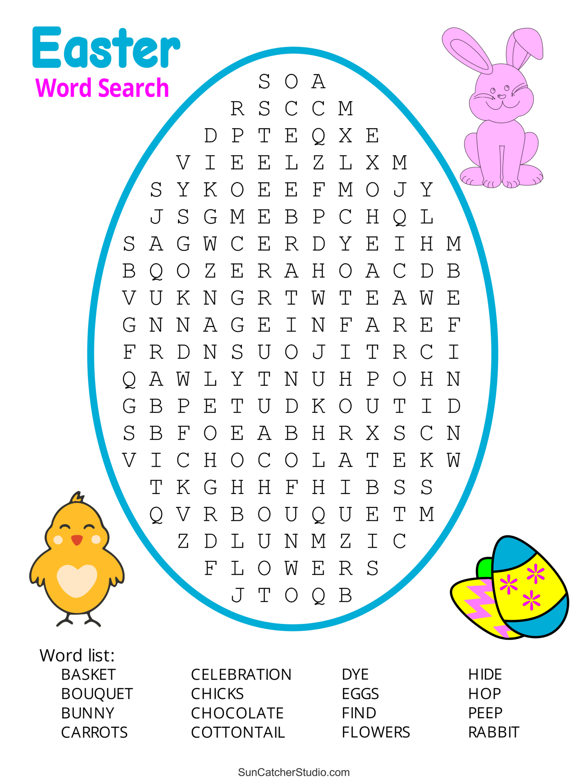 Easter Word Search (Free Printable Pdf Puzzles) – Free Printables regarding Free Easter Word Search Puzzles Printable