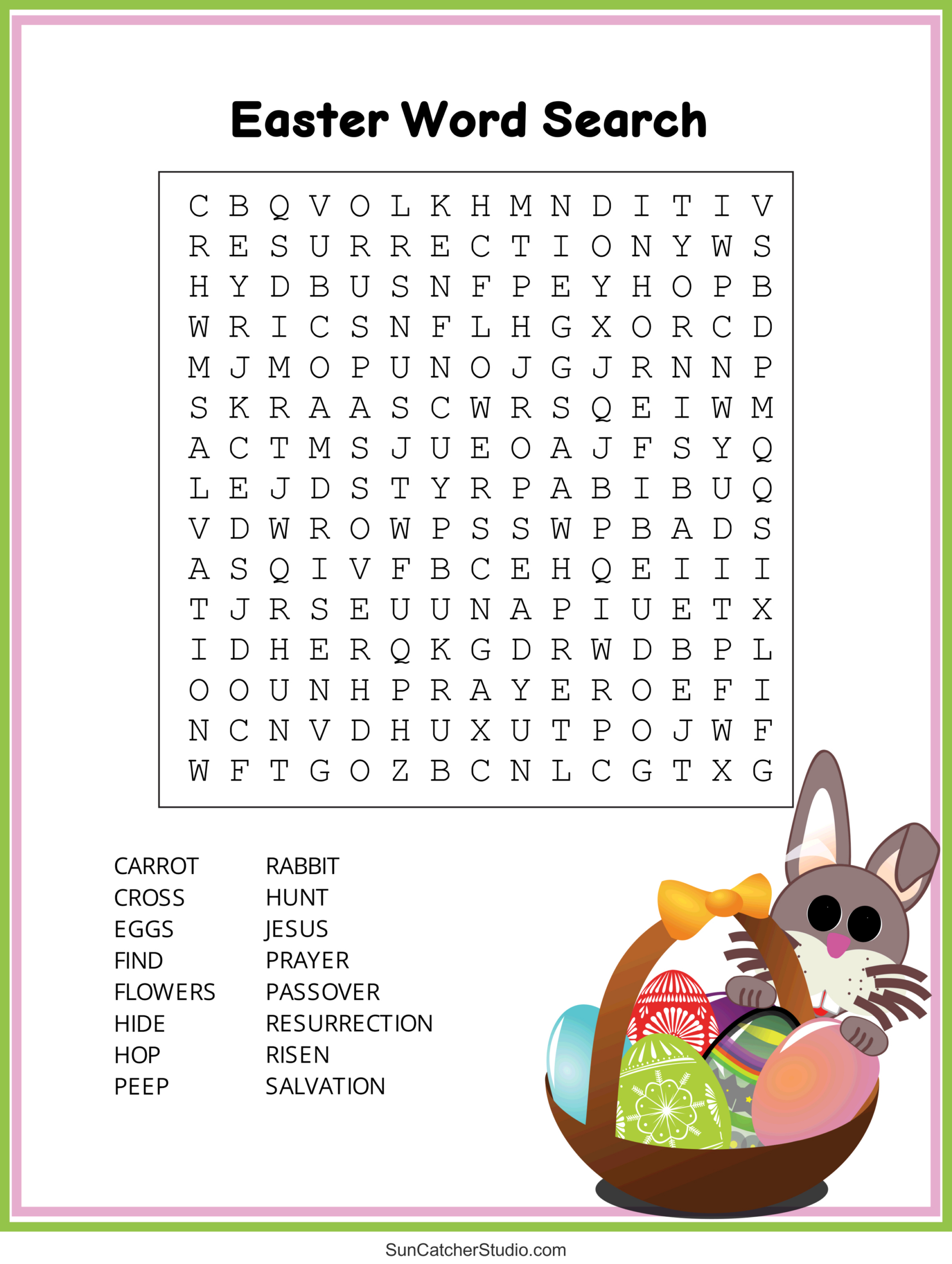 Easter Word Search (Free Printable Pdf Puzzles) – Free Printables with regard to Free Easter Word Search Puzzles Printable