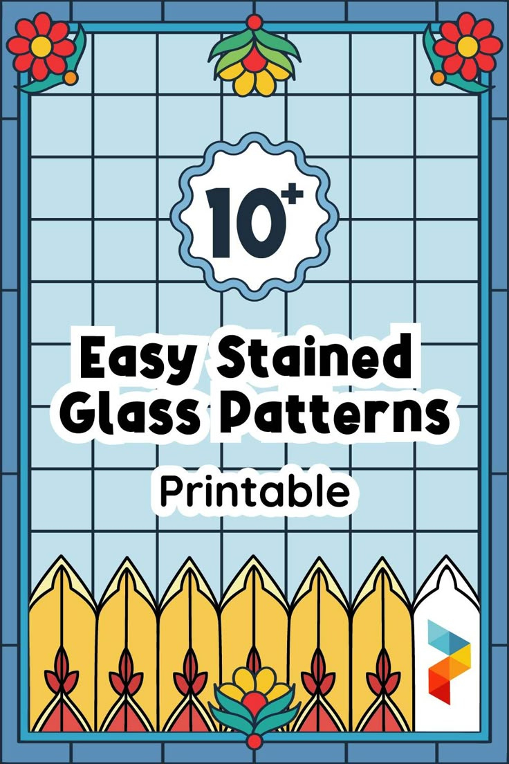 Easy Stained Glass Patterns Free - 10 Free Pdf Printables | Printablee inside Printable Stained Glass Patterns Free