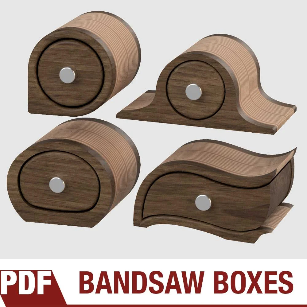Everything You Need To Know On Making Bandsaw Boxes for Free Printable Bandsaw Box Templates