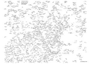 Extreme Dot-To-Dot Printable Animal 4898 Dots - Planetpsyd in Extreme Dot To Dot Free Printables