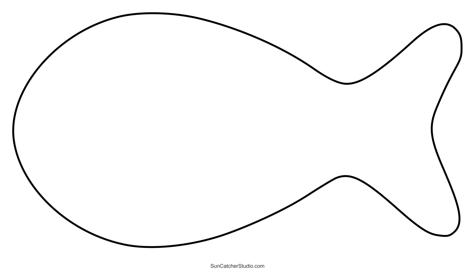 Fish Patterns And Marine Templates (Printable Stencils) – Free throughout Full Page Fish Template Printable
