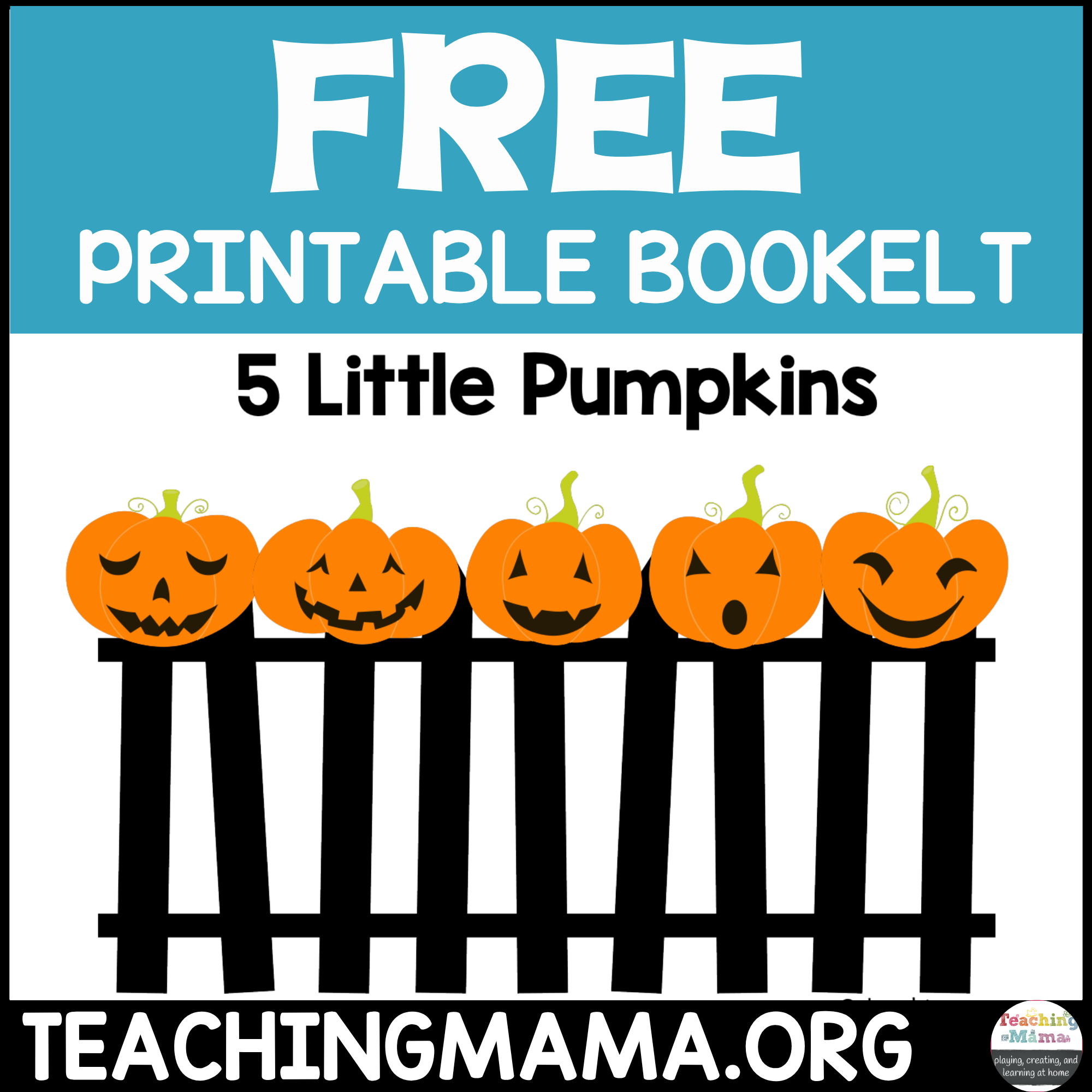 5 Little Pumpkins Free Printable | Edu Printables