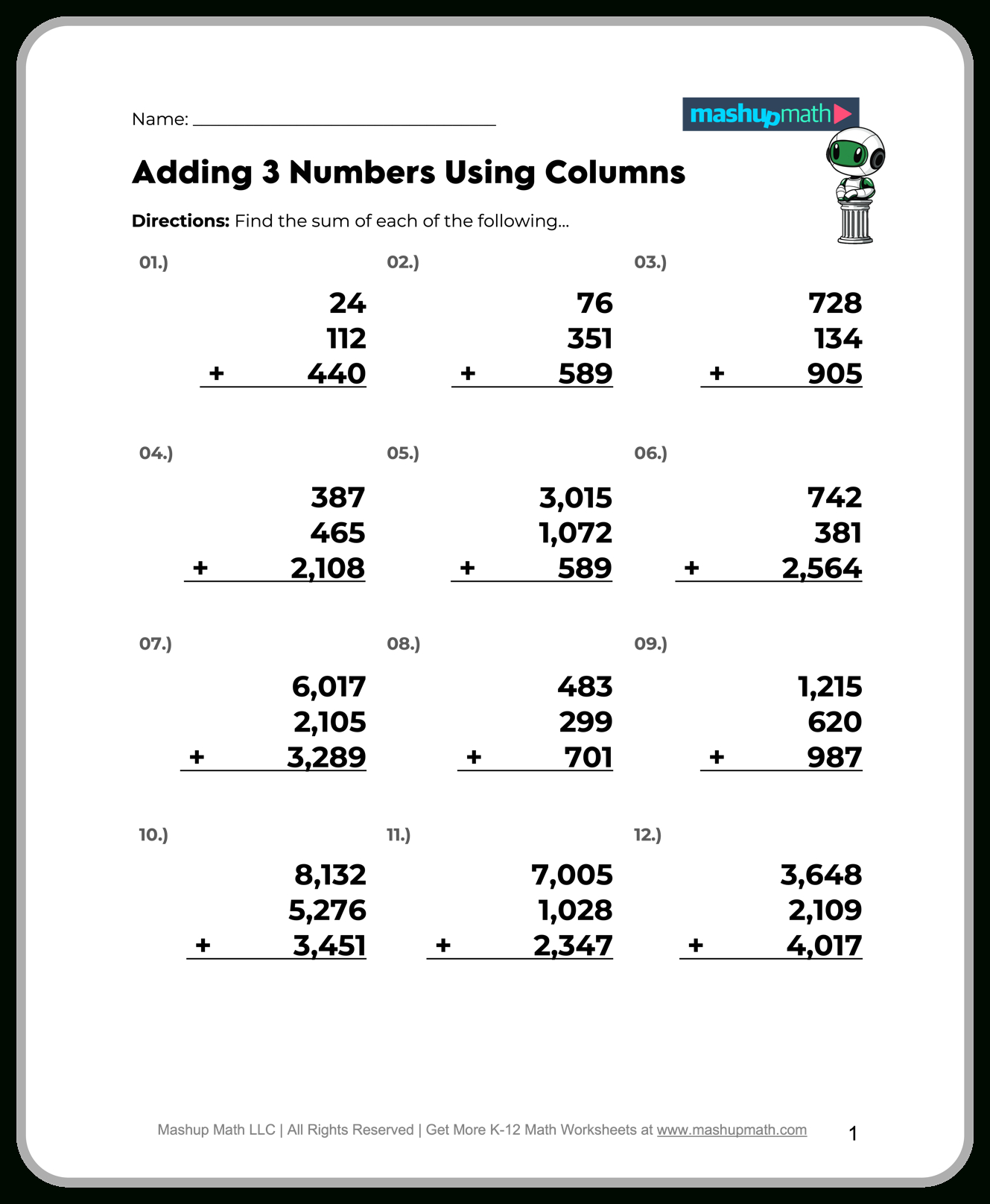 Free 5Th Grade Math Worksheets—Printable W/ Answers — Mashup Math pertaining to 5Th Grade Math Worksheets Free Printable