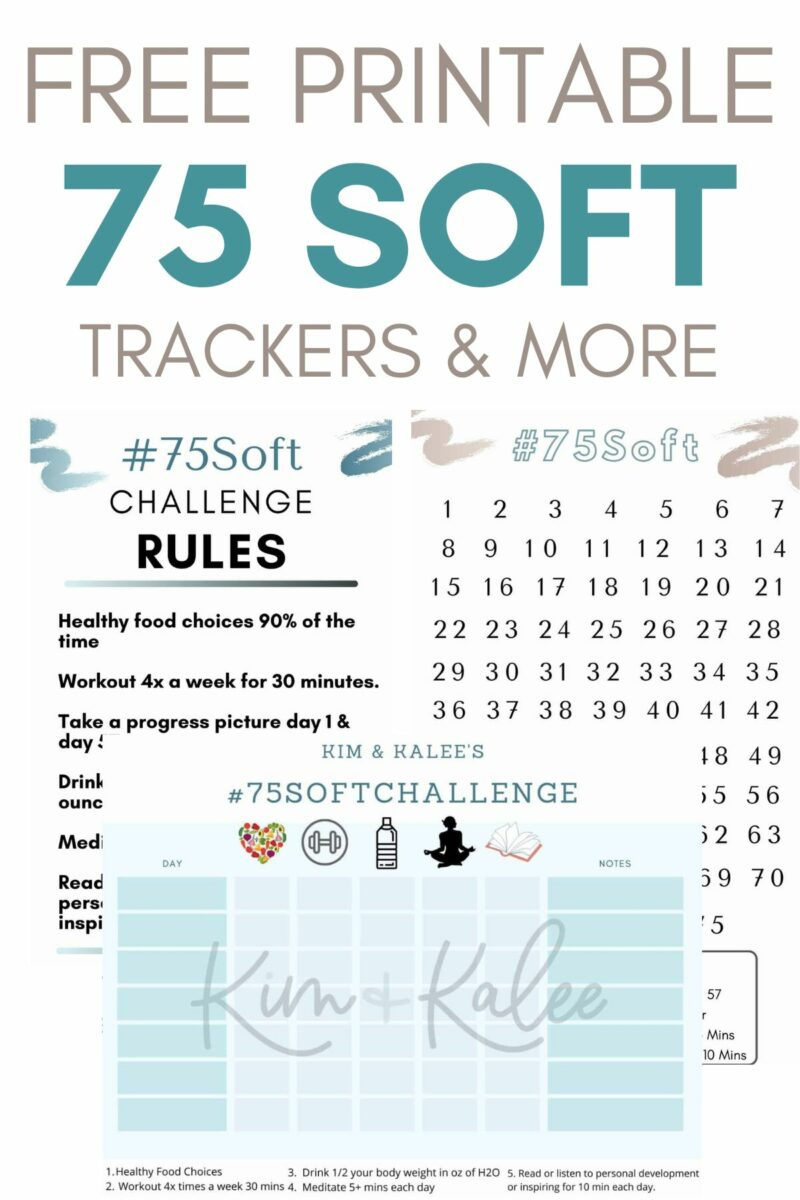 Free 75 Soft Printable Calendar, Worksheet &amp;amp; Template – 75 Soft with regard to Printable 75 Soft Challenge Tracker