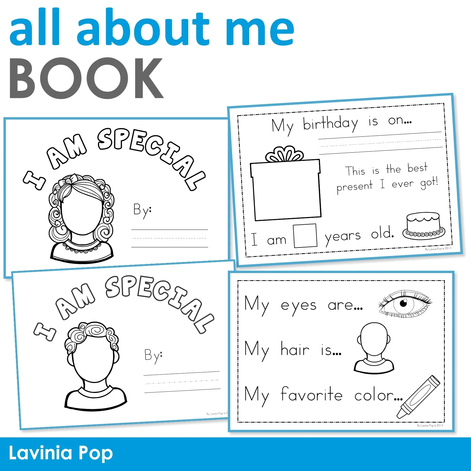 Free All About Me Booklet For Preschool And Kindergarten - In My World within All About Me Book Printable Preschool