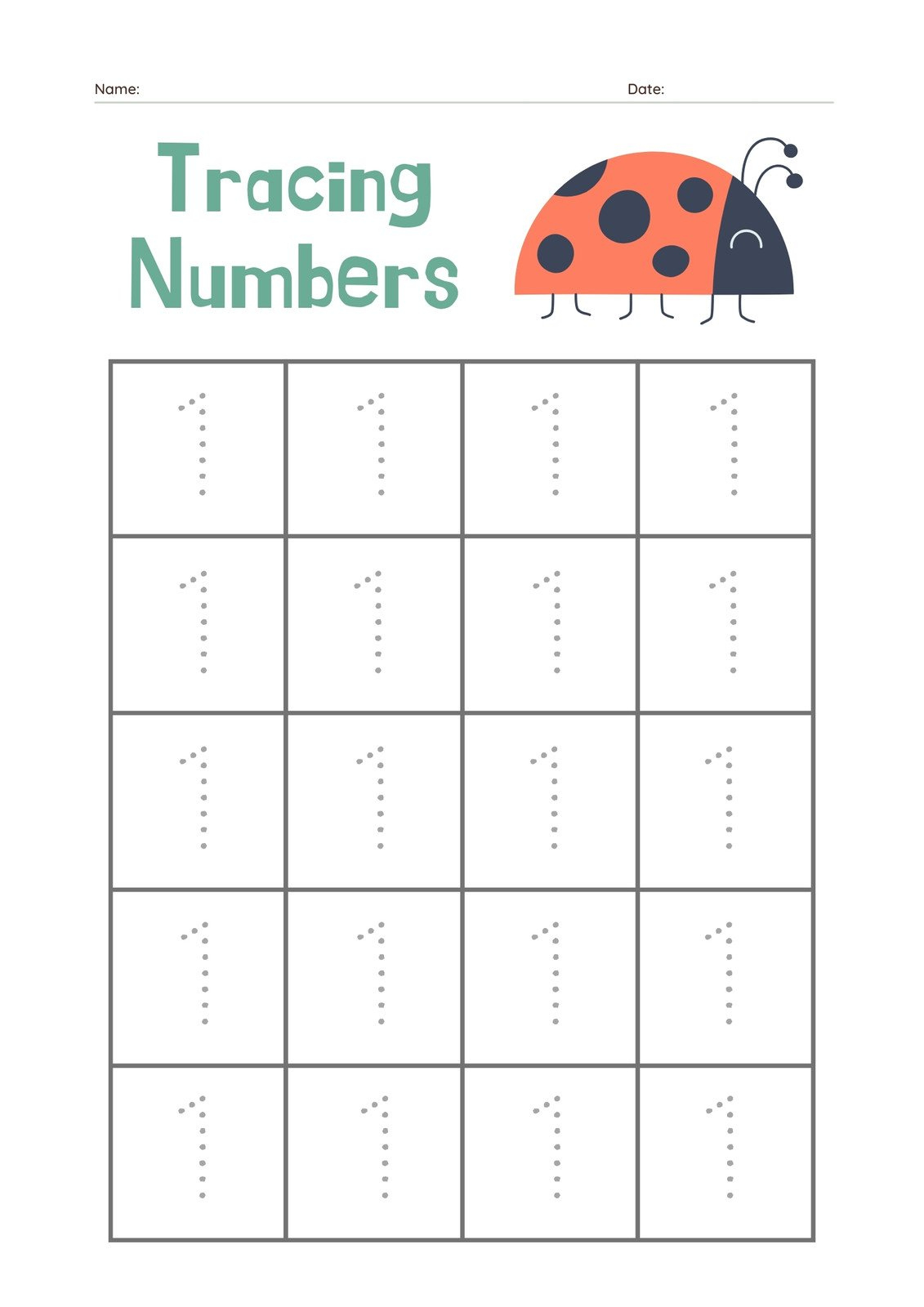 Free Custom Printable Preschool Worksheet Templates | Canva pertaining to Printable Worksheets For 5 Year Olds