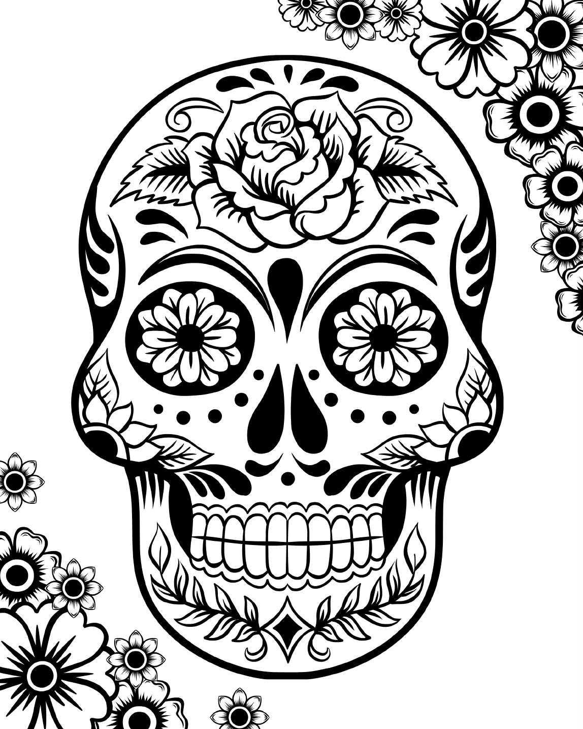 Free Day Of The Dead Printables - Printable Party Favors for Day of the Dead Printables Free