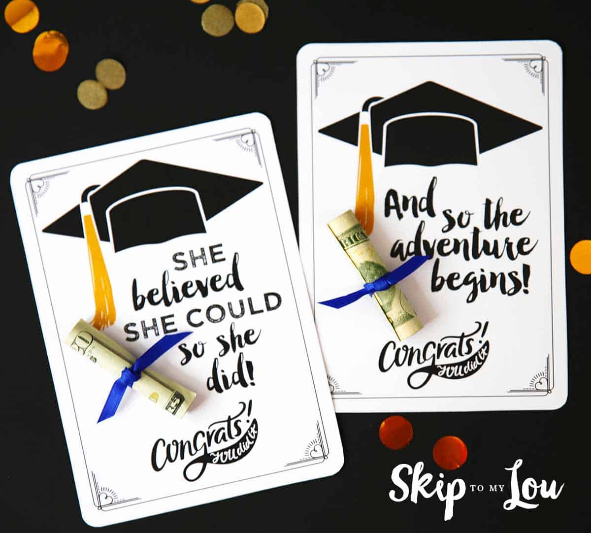 Free Graduation Cards With Positive Quotes And Cash! within Free Printable Congrats Graduation Cards