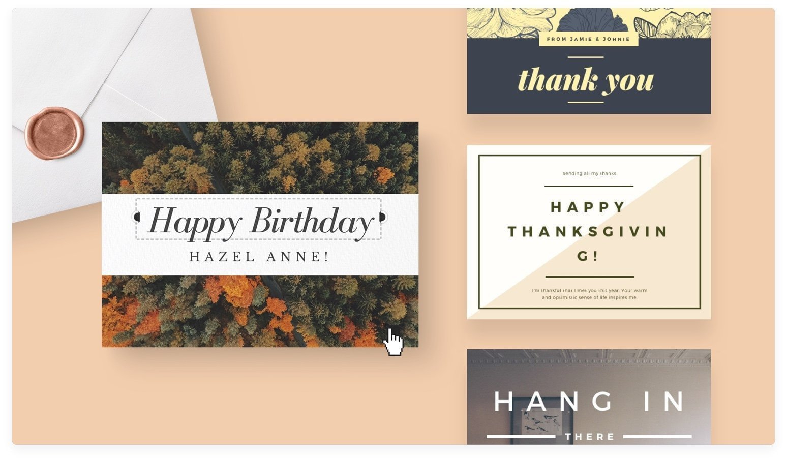 Free Online Card Maker - Create Custom Card Designs | Canva with Make A Card Online Free Printable