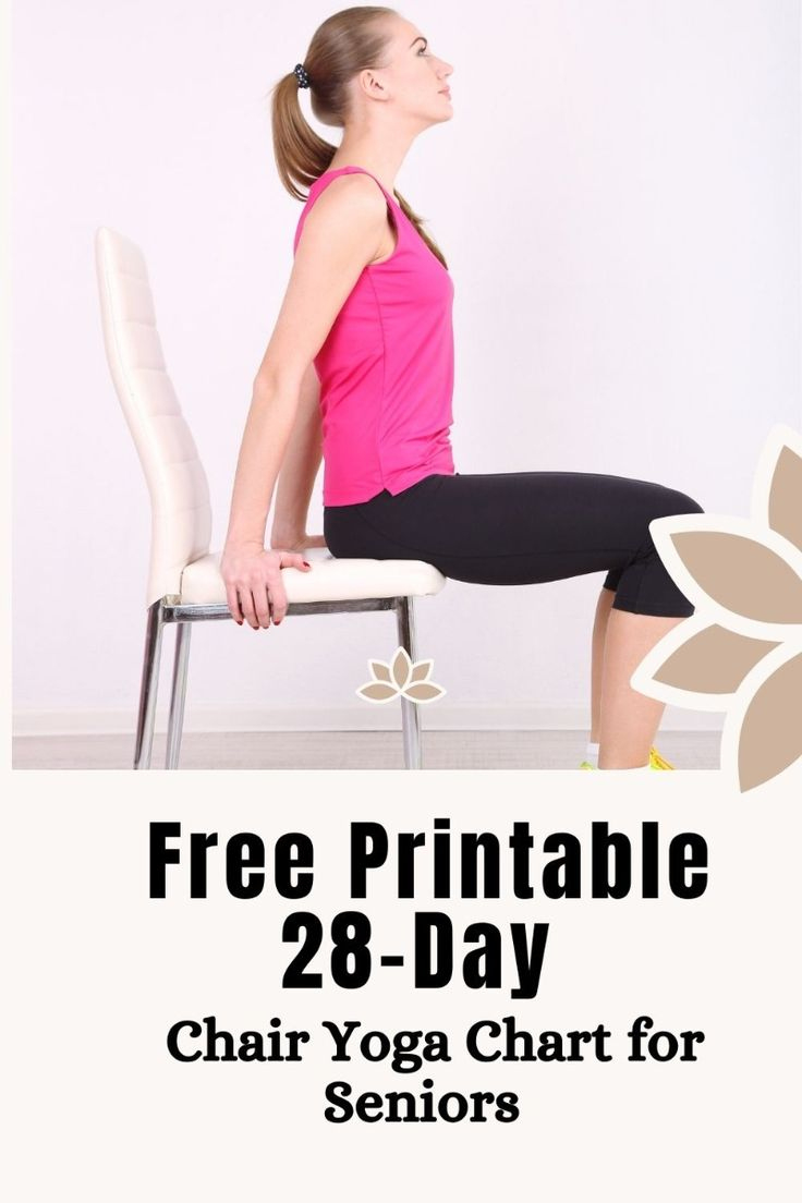 Free Printable 28-Day Chair Yoga Chart For Seniors with regard to Free Printable 28 Day Chair Yoga For Seniors