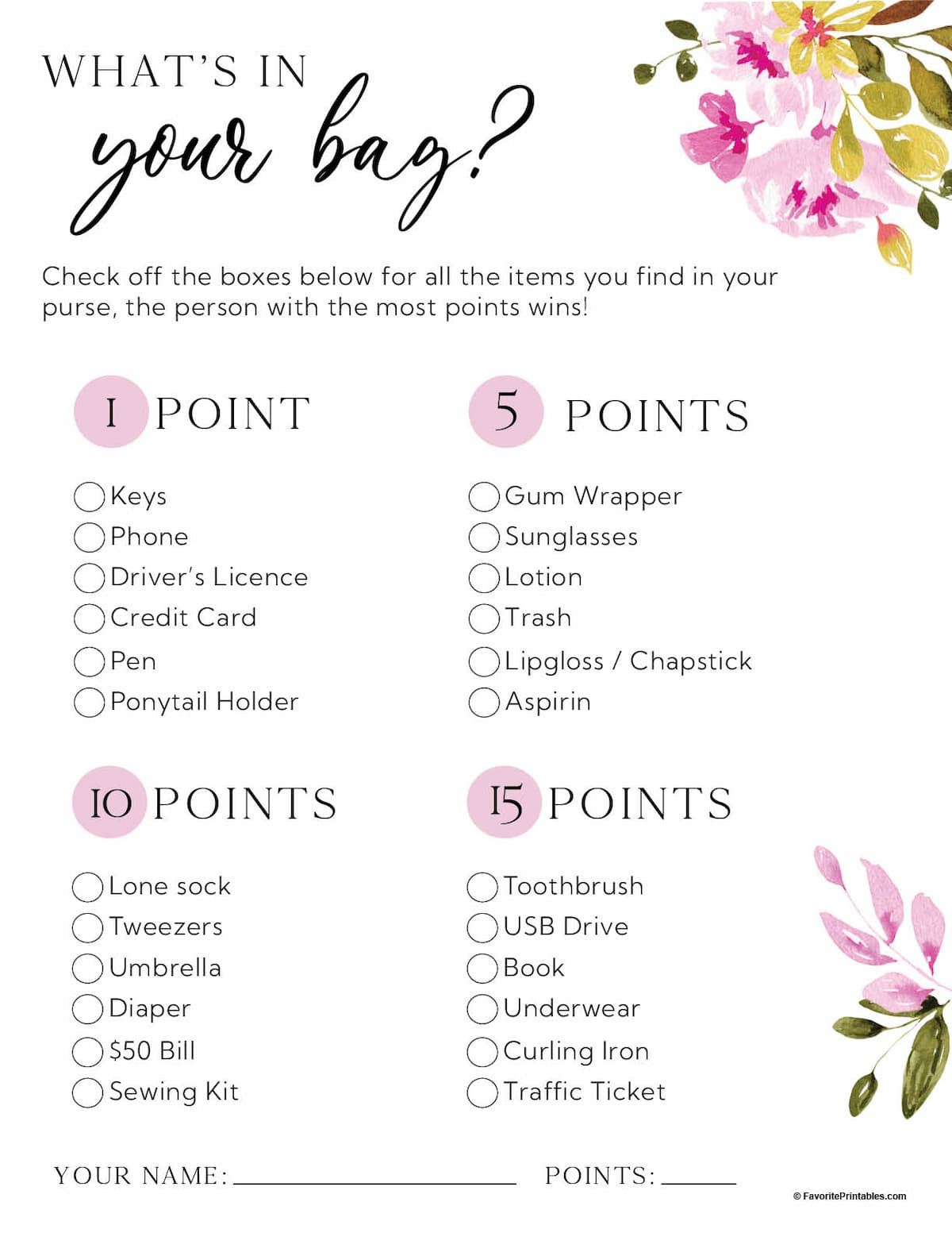 Free Printable Bridal Shower Games - Favorite Printables for Games For Bridal Showers Free Printable